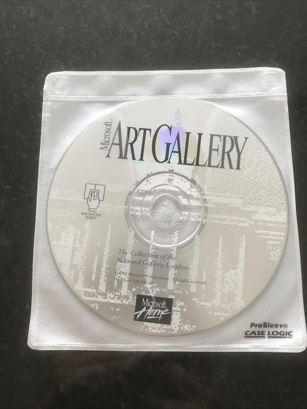 Microsoft Home Art Gallery CD 1993 Macintosh Series gallery