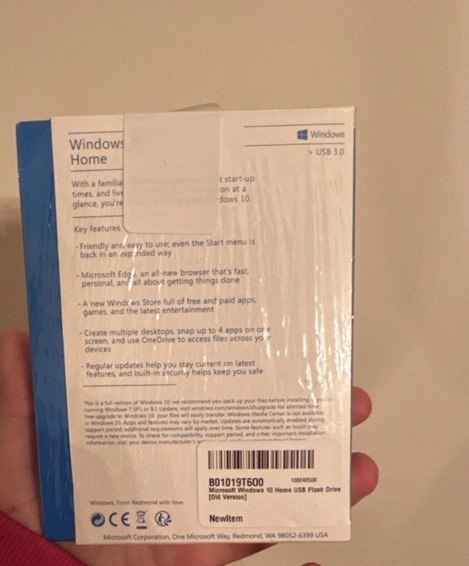 Microsoft Windows 10 Home USB Flash Drive English Operating System Software gallery
