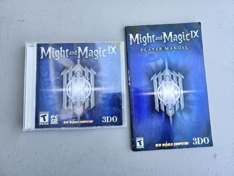 Might and Magic IX 3DO (PC, 2002) Game with Manual