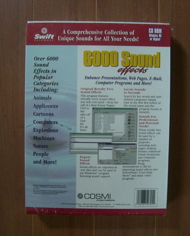 Cosmi 6000 Sound Effects gallery