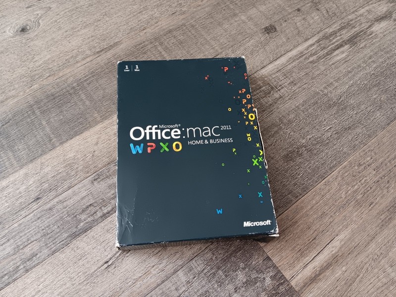 Microsoft Office Mac 2011 Home & Business With License Key Complete In Box