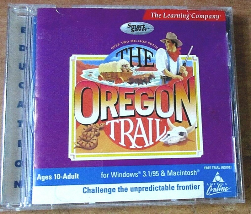 Vintage The Oregon Trail for Windows 3.1/95 / Mac 1997