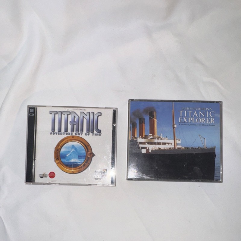 Titanic Adventure Out of Time & Titanic Explorer Arts & Culture CD Software Lot