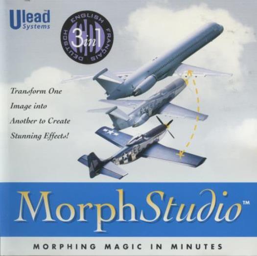 Ulead MorphStudio PC CD morph images transform animate transformation graphics!