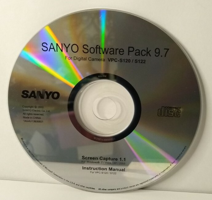 SANYO Software Pack 9.7 For Digital Camera (VPC-S120/S122)