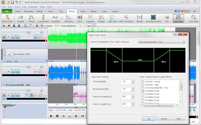 MixPad Multitrack Sound Recording / Mixing Software gallery