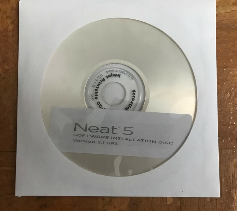 Neat Scanner Digital Filing System NM-1000 Installation Driver Setup Disc