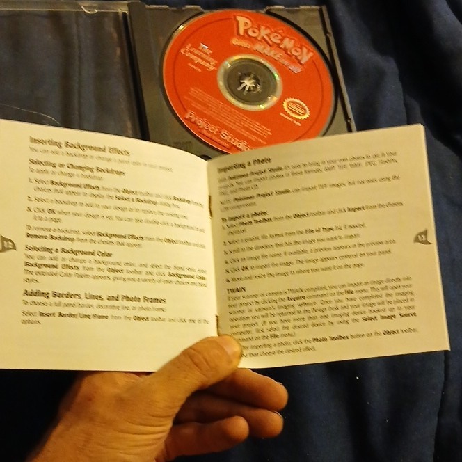 The Learning Company Pokémon Project Studio Red Version PC CD-ROM Windows gallery