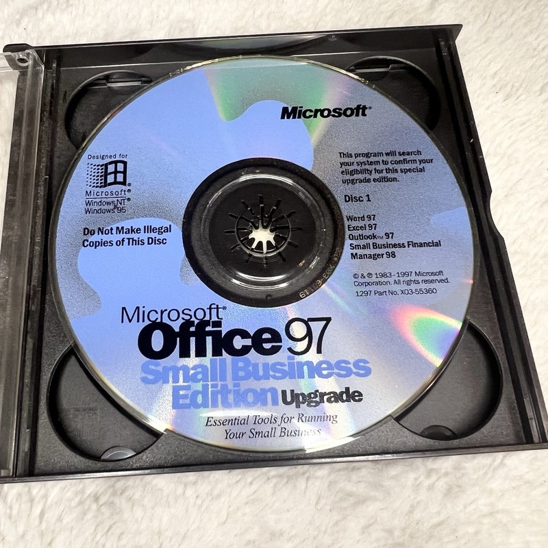 Microsoft Office 97 Small Business Edition With Product Key Vintage Computing gallery
