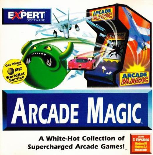 Arcade Magic! PC MAC CD game collection! Bulldozer II, Laser Clash, Brain Bones