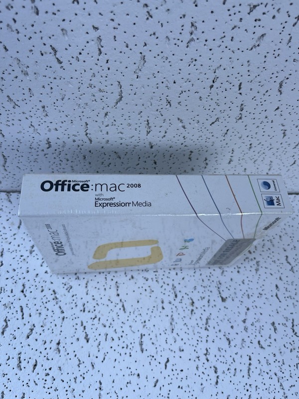 Microsoft Office Mac 2008 Special Media Edition Digital Media Enthusiasts Sealed gallery