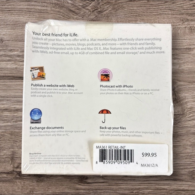 New SEALED Mac 4.0 RETAIL Software MA361Z/A Discontinued Support! Fast Ship gallery