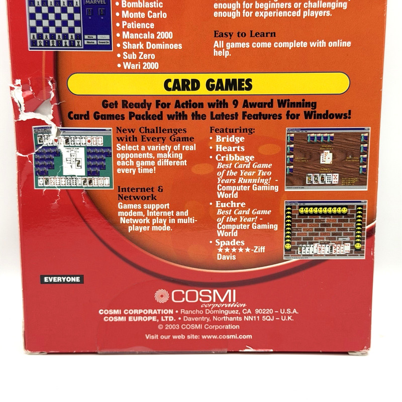 Twin Pack Board Games and Card Games (PC) Cosmi Corp. NEW gallery