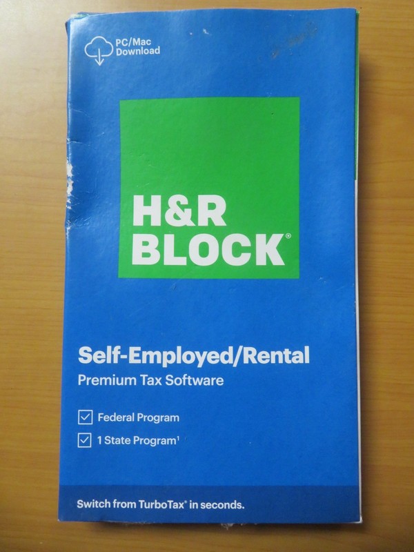 2020 H & R Block Self-Employed/Rental Software FAST AUTHENTIC DOWLOAD Fed State