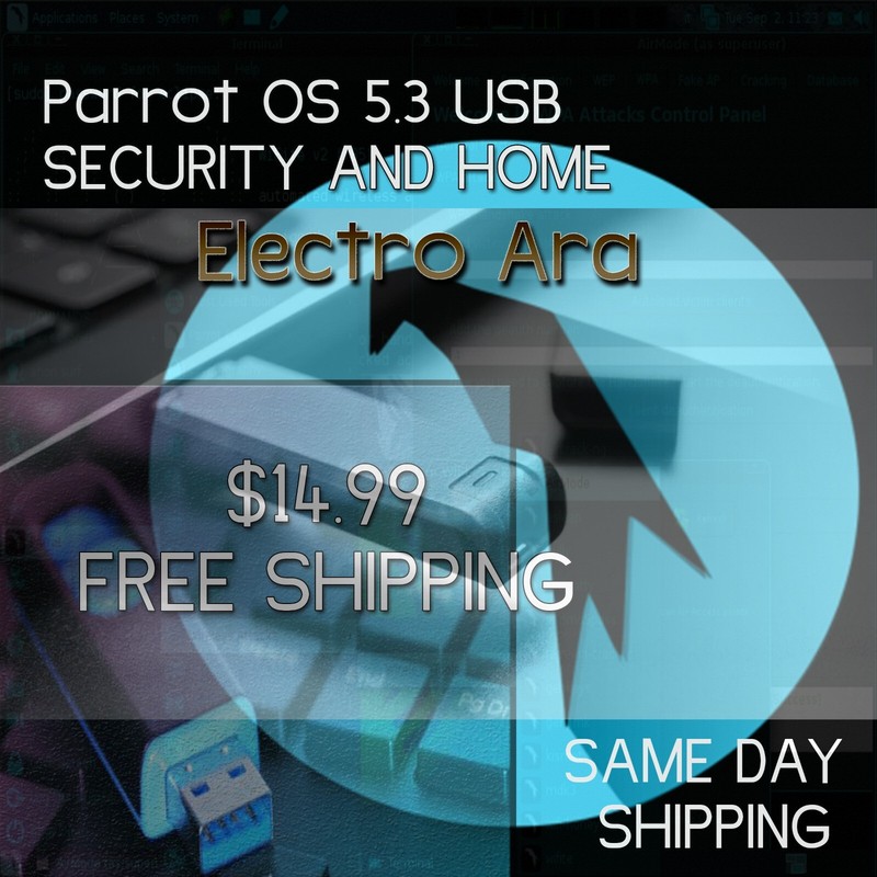 Parrot 5.3 USB Security & Home - Installer|Live Privacy OS Fast Shipping USA !