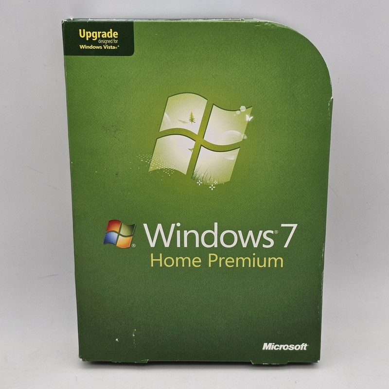 Microsoft Windows 7 Home Premium Upgrade w/ Key – for Vista. 32 and 64 bit Disks
