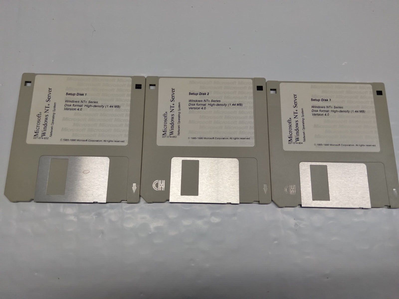 Microsoft Windows NT Server 4.0 disk 1, 2, 3- disk only gallery