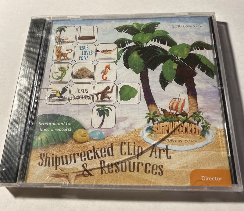 Shipwrecked Clip Art & Resources Cd-rom New Sealed Free Fast Shipping. gallery