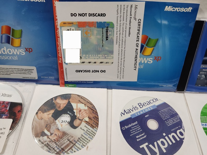 Huge Lot Of Software, Windows Xp PRO Microsoft Suite, Quicken, Games, Mavis ETC. gallery