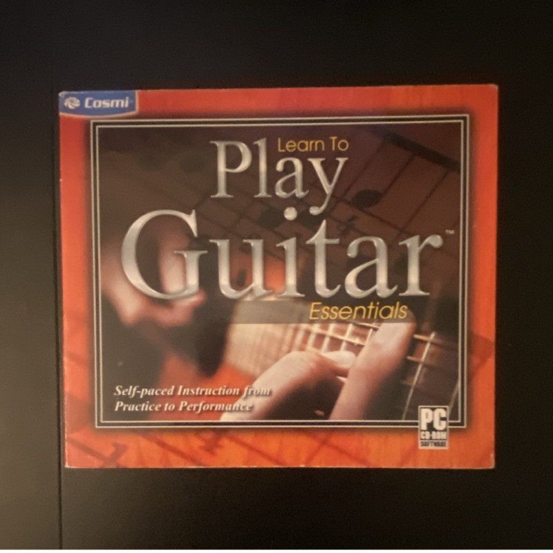 Cosmi Learn To Play Guitar Essentials Windows PC CD Instruction Software