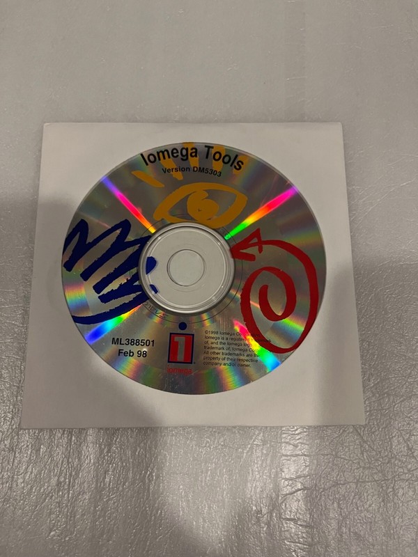 Iomega Tools in CD-ROM