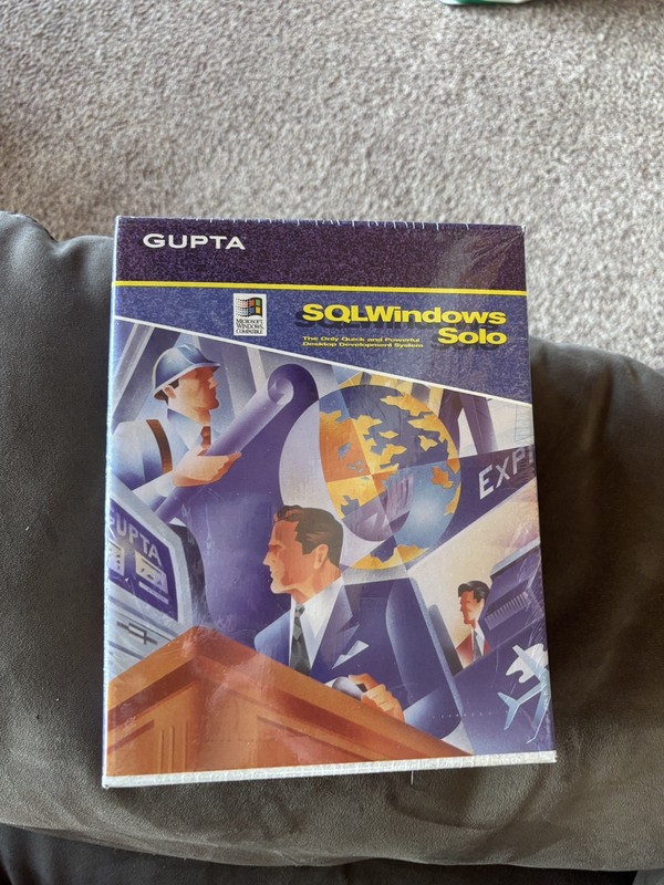 Gupta SQLWindows Solo Desktop Development System Sealed Box Windows 1994