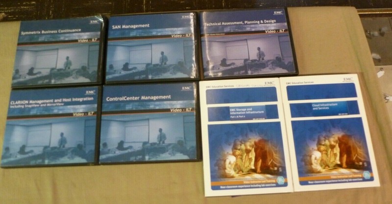 EMC2 Video – ILT CD/DVD Course Set SAN – ControlCenter Management – Clariion