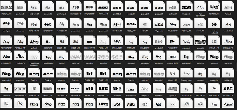 1500 Professional TrueType Fonts - Works with Windows, Mac & Linux .TTF CD-ROM gallery