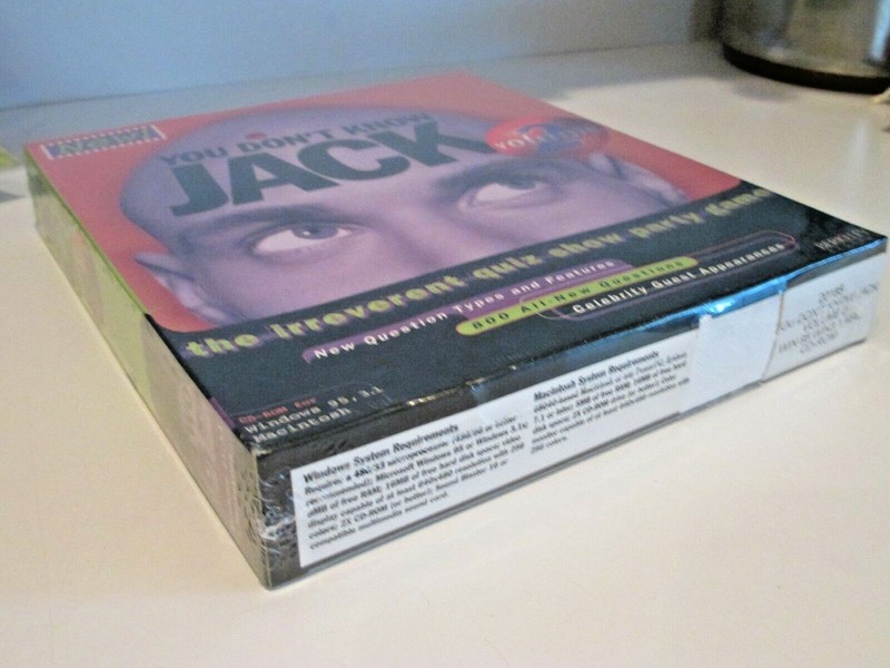 YOU DON'T KNOW JACK VOLUME 2 MACINTOSH WINDOWS 95, 3.1 CD ROM - TRIVIA gallery