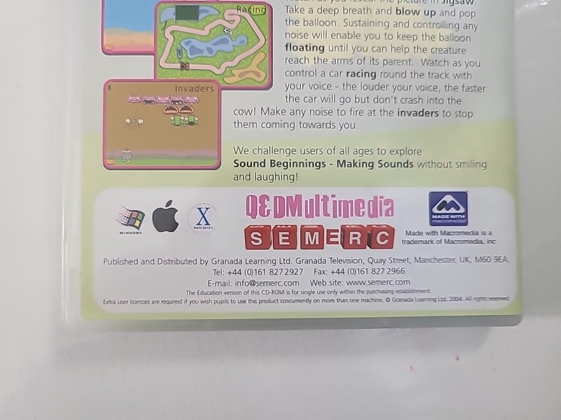 SOUND BEGINNINGS - MAKING SOUNDS PC CD-ROM BY SEMERC, SPEECH, LANGUAGE, WIN/MAC gallery