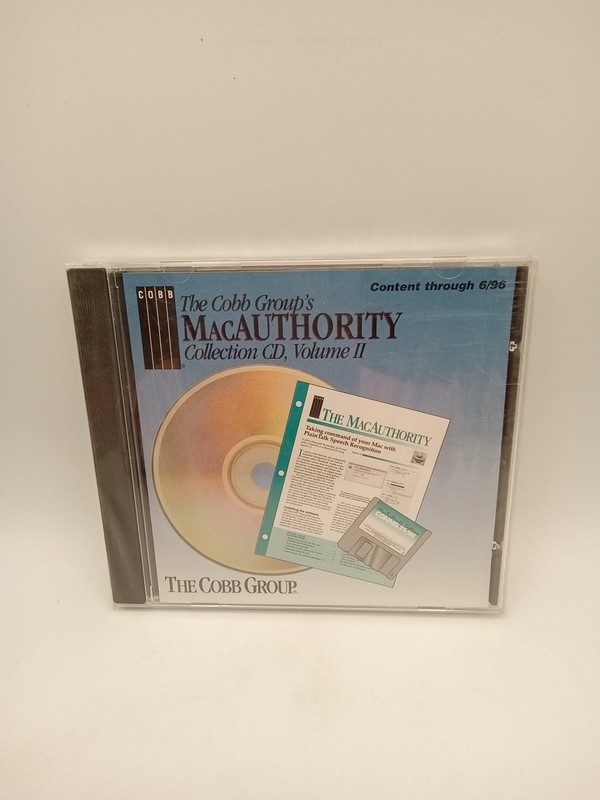 New!! THE COBB GROUP’S MACAUTHORITY COLLECTION CD VOLUME II For MAC Sealed
