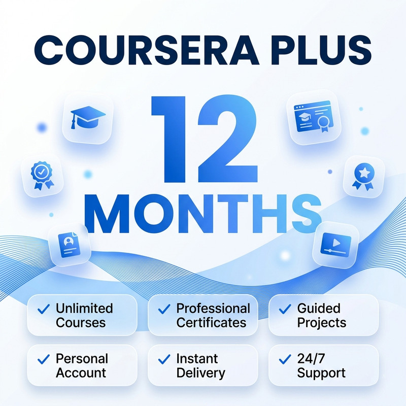 Coursera Plus | 1 Year | Subscription| Worldwide | Activate on your account gallery