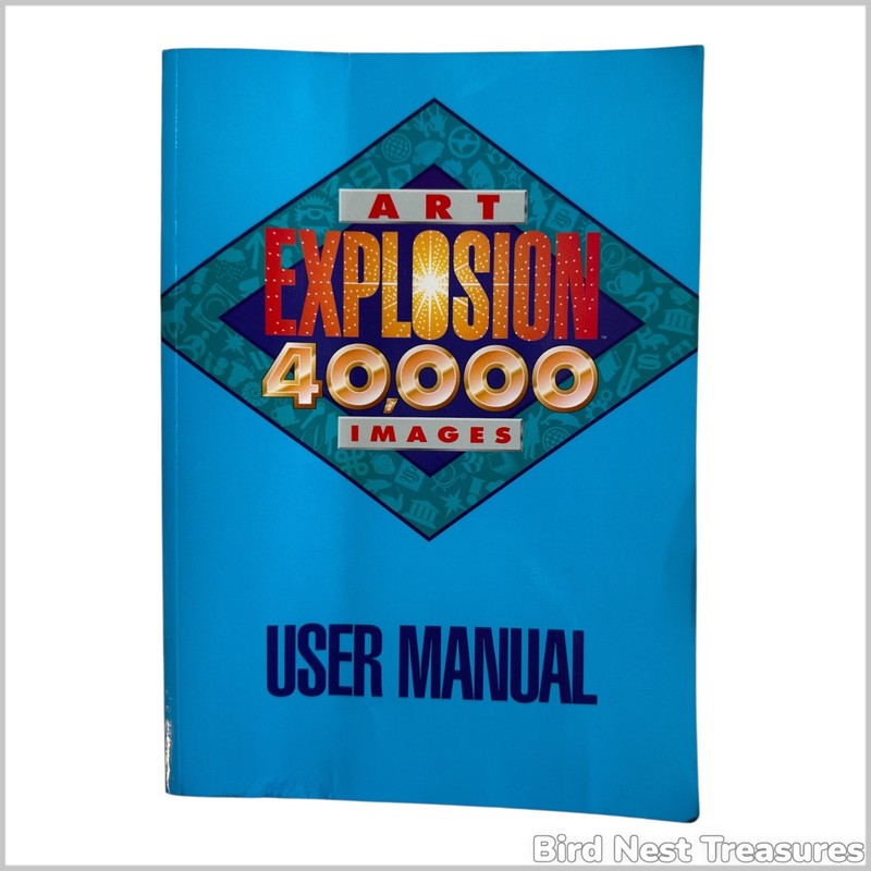 1995 NOVA ART EXPLOSION 40,000 IMAGES—Clip Art CDs, Complete User Manual for Mac gallery