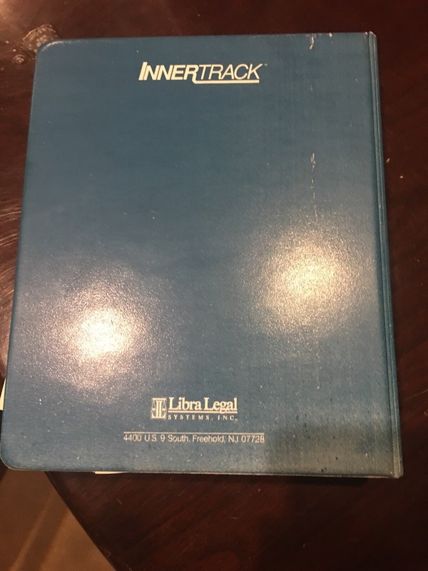 $1995 Innertrack Legal Accounting Software Never Used /Opened VINTAGE. Closeout gallery