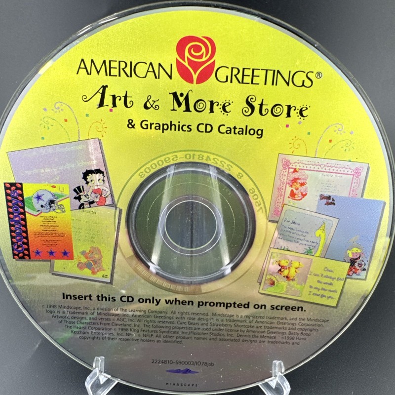 American Greetings Art & More Store – Replacement CD-ROM Computer Disc