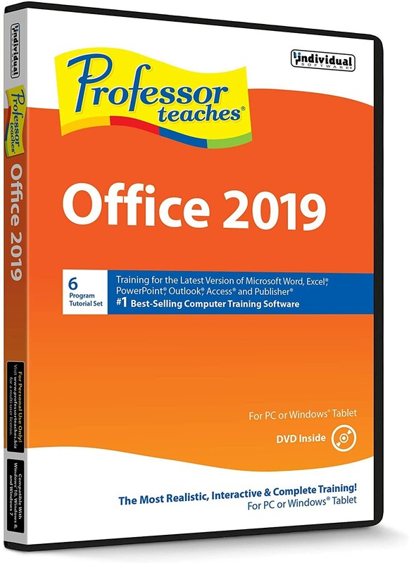 Professor Teaches Office 2019 PC NEW!