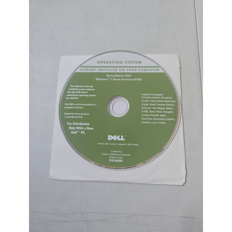 Lot of 3 Dell Windows 7 Home Premium 64-Bit Reinstallation DVD OS P/N 0R7XD1 gallery