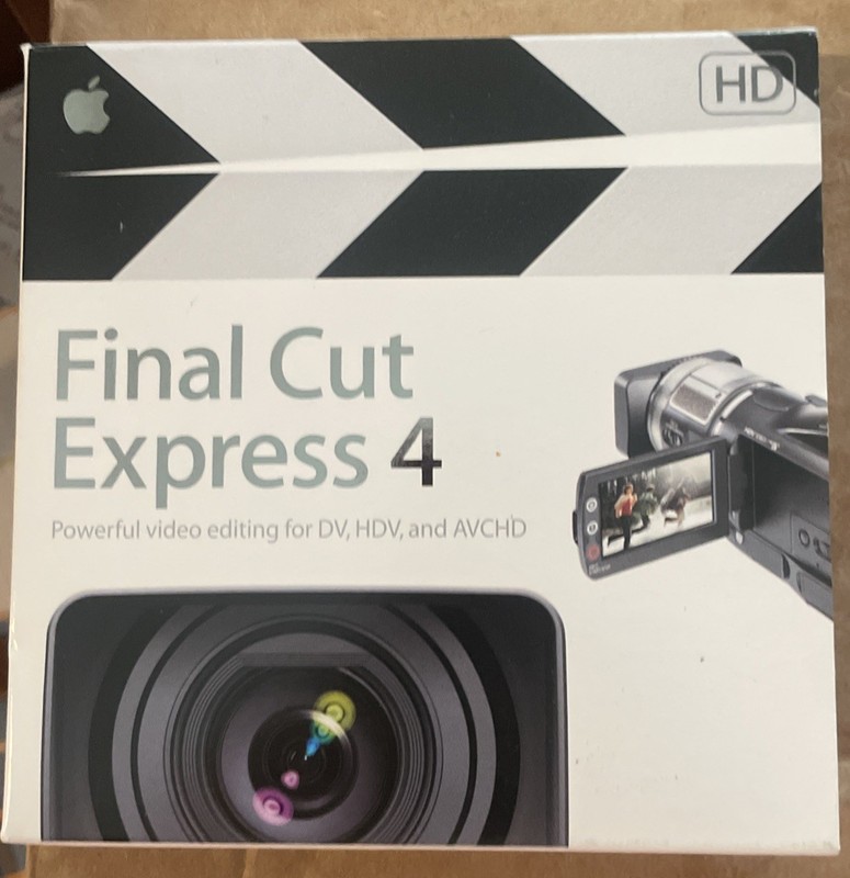 Apple Final Cut Express 4 HD Video Editing Software Used