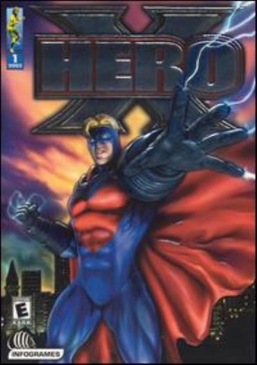 Hero X PC CD comic book crime fighter super powers villains henchmen action game