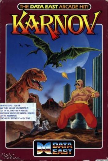 Karnov PC CD find Babylon treasures side scrolling arcade monster shooter game!