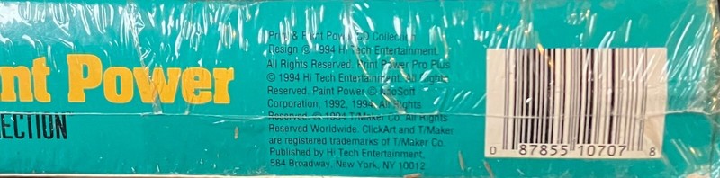 Print & Paint Power CD Collection - Sealed with Tear in Plastic - 1994 PC/CD ROM gallery