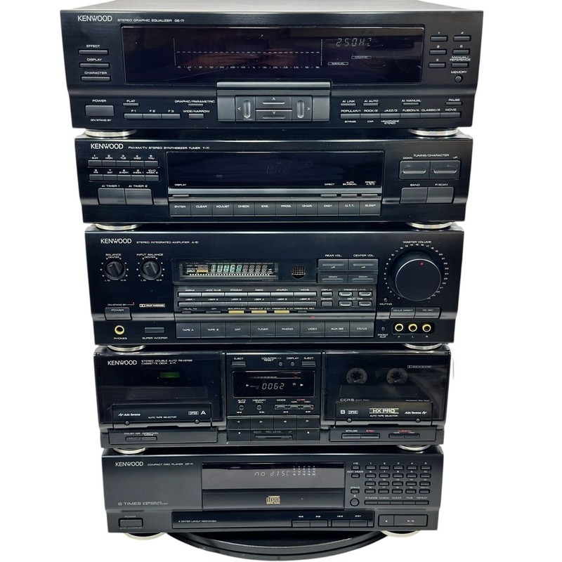 KENWOOD ROXY J5 T-7i GE-7i A-5i DP-7i X-7i Hi-Fi Stereo System Set Vintage Japan gallery