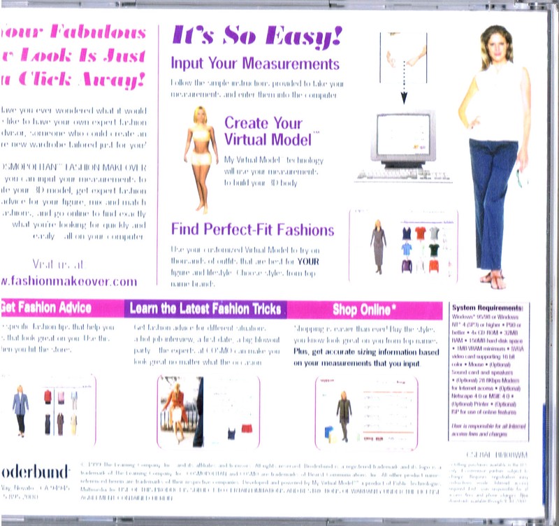 Cosmopolitan Fashion Makeover (PC, 1999) - Free Shipping! gallery