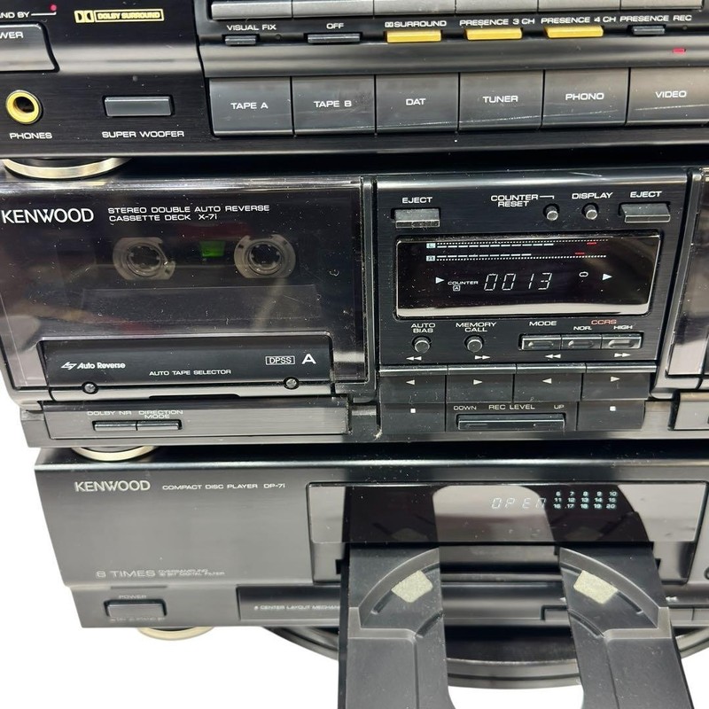 ROXY J5 KENWOOD T-7i GE-7i A-5i DP-7i X-7i Hi-Fi Stereo System Set Vintage Japan gallery