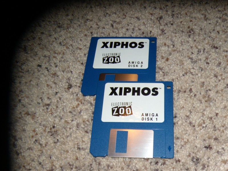 Xiphos Commodore Amiga Program on 3.5″ disks Near Mint