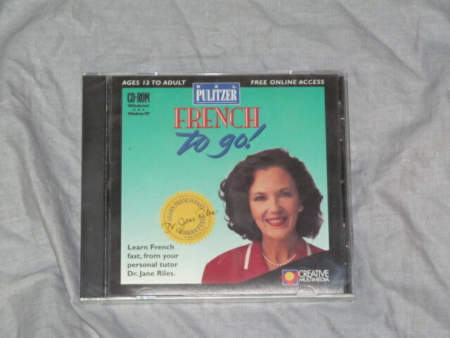 RXL Pulitzer French to Go! CD-ROM for Windows 3.1, Creative Multimedia