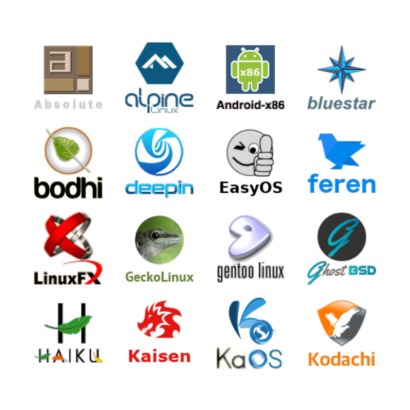 100 in 1 Linux Distro Mega Pack Collection Multiboot Live USB 512GB gallery