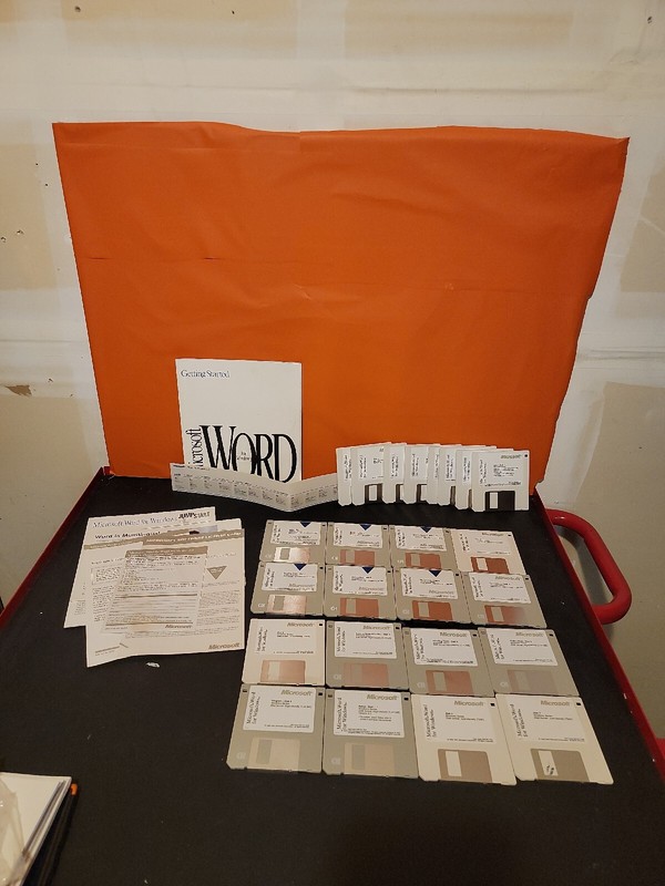 Huge Vintage Microsoft Word 2.0 Bundle ~ See Pictures ~ Read Description