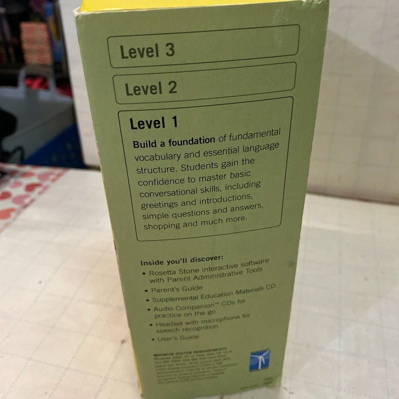New Rosetta Stone Español Spanish (Latin America) Level 1 Only gallery