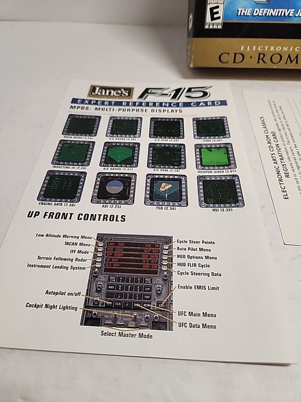 Vintage PC CD-R Game Jane's Combat Simulations F-15 The Definitive Jet Combat gallery